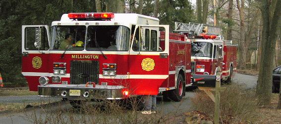 Two Millington Fire Trucks